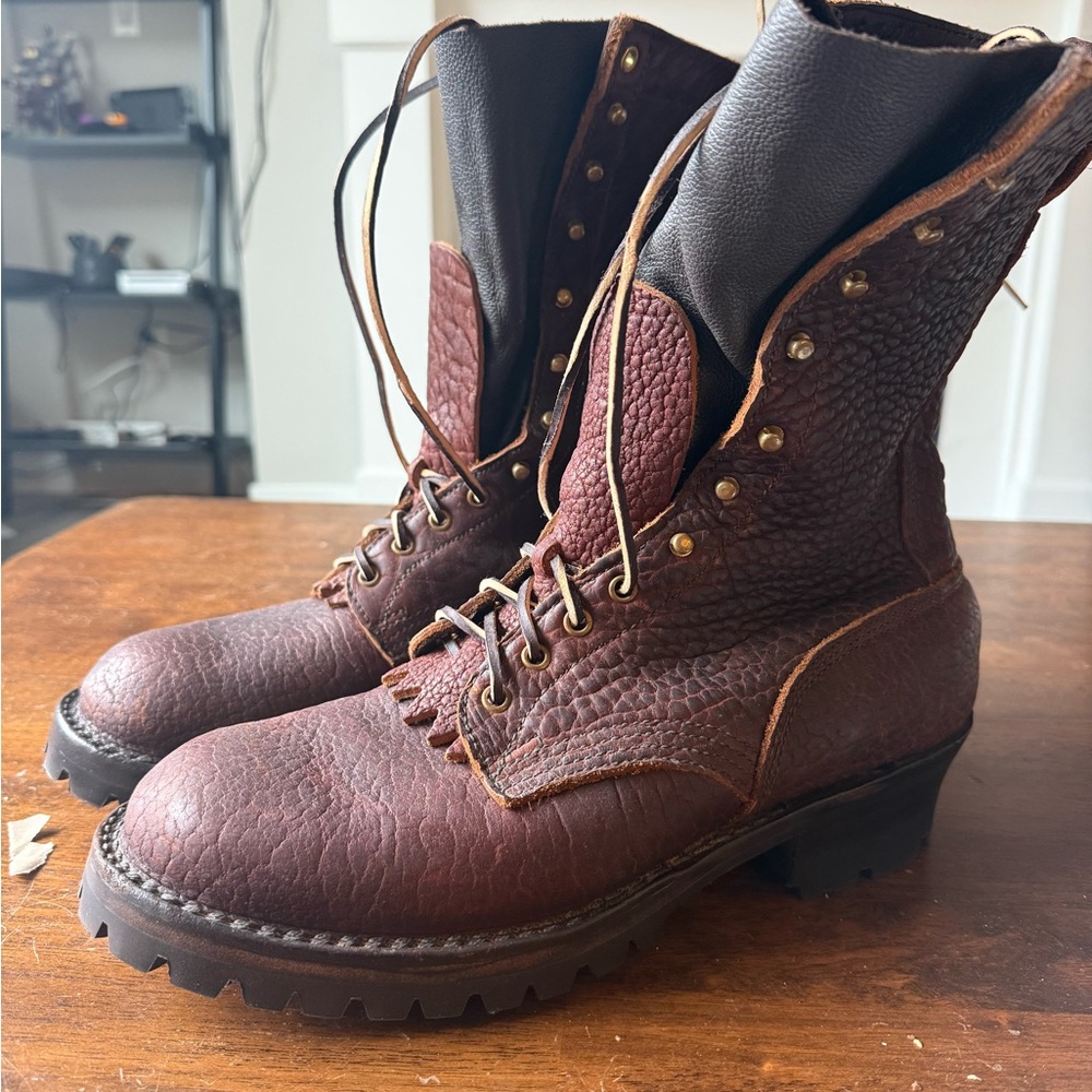 Men's Brown Leather Boots